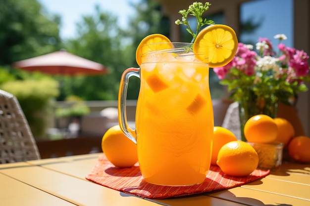 Peach Carrot Lemonade is the perfect end of summer drink