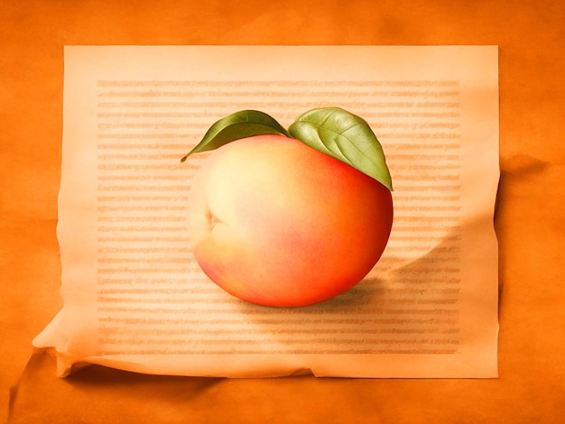 Photo peach drawing stock photos images and backgrounds for free download