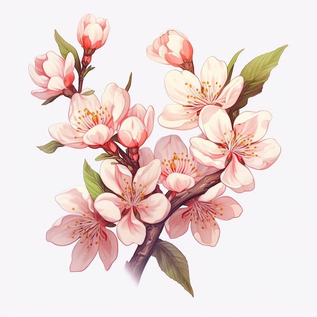 peach flower