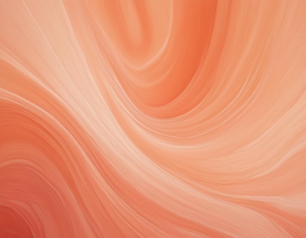 Photo peach fuzz color wavy silk texture background