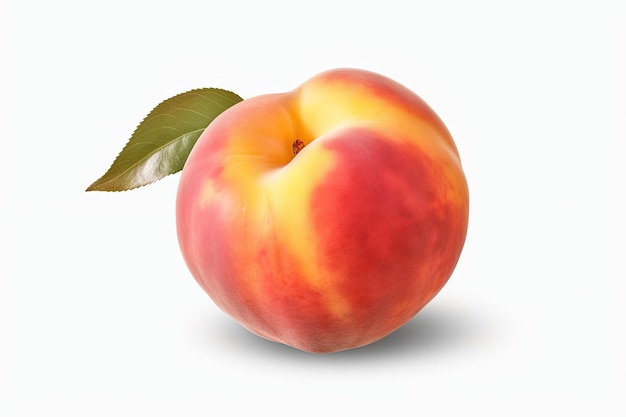 Peach Isolated On Transparent Background