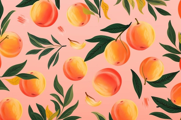 Peach pattern design