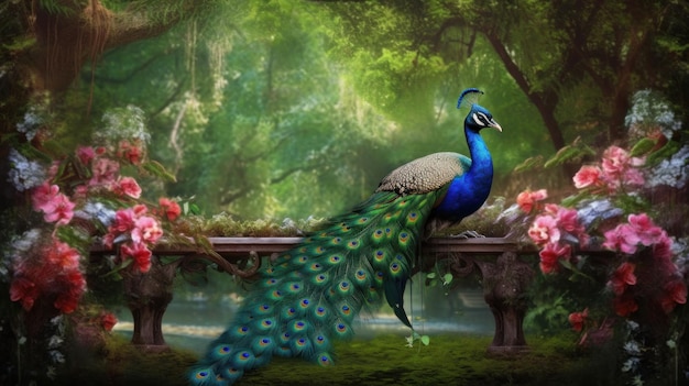 Photo peacock backgrounds