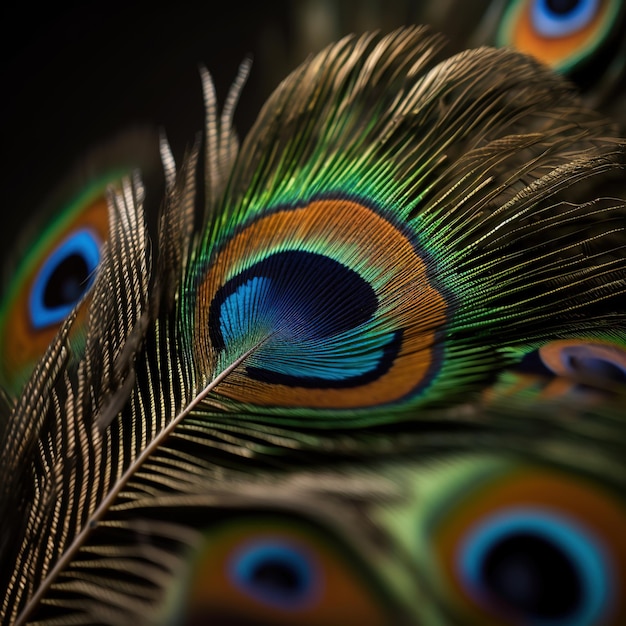 Peacock feather for Janmashtami AI Generated