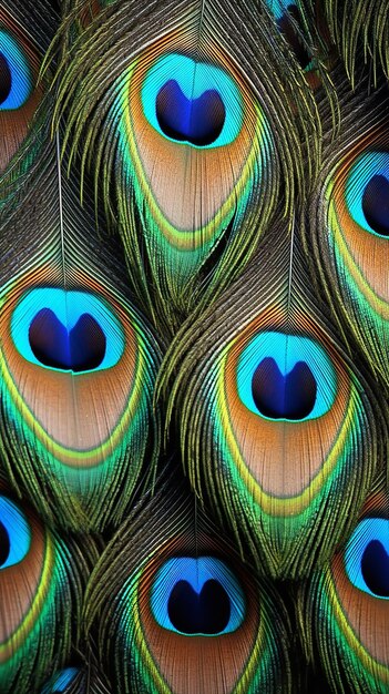 peacock feathers pattern