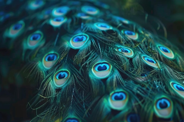 peacock feathers