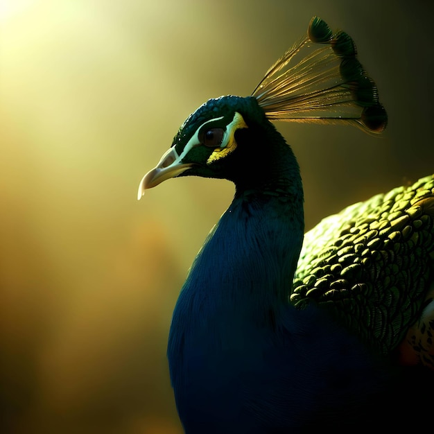 Peacock high quality picture