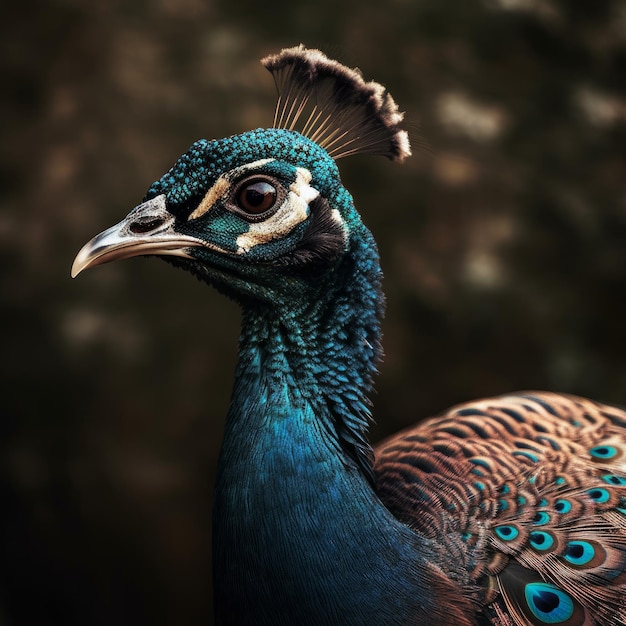 peacock photography close up portrait