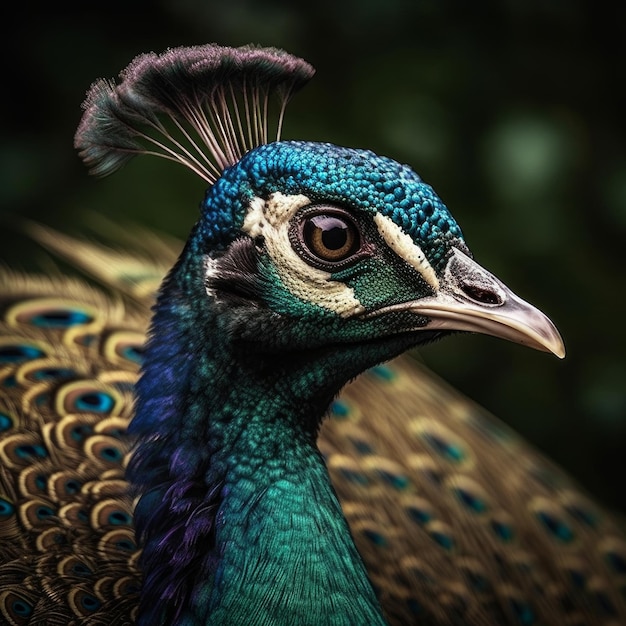 peacock photography close up portrait