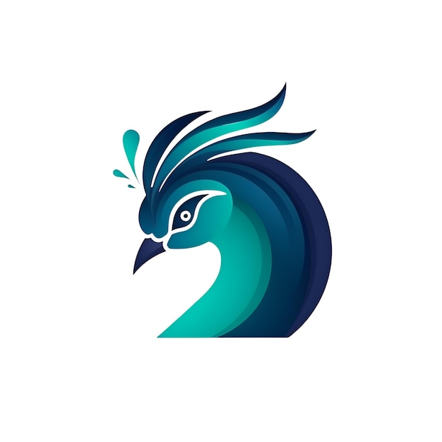 Peacock vector logo design template Peacock icon