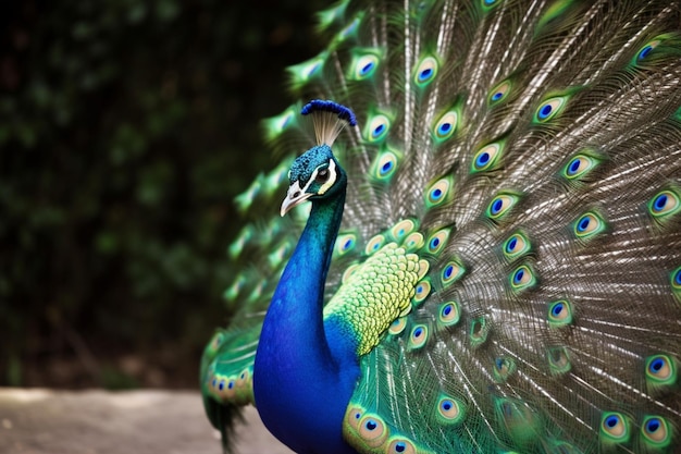 Photo peacock