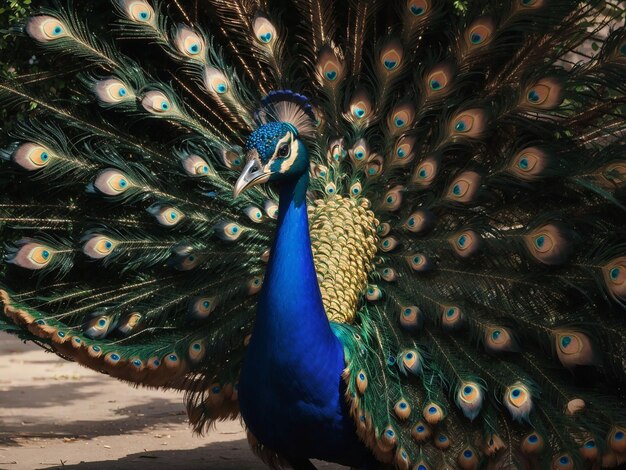 Photo peacock