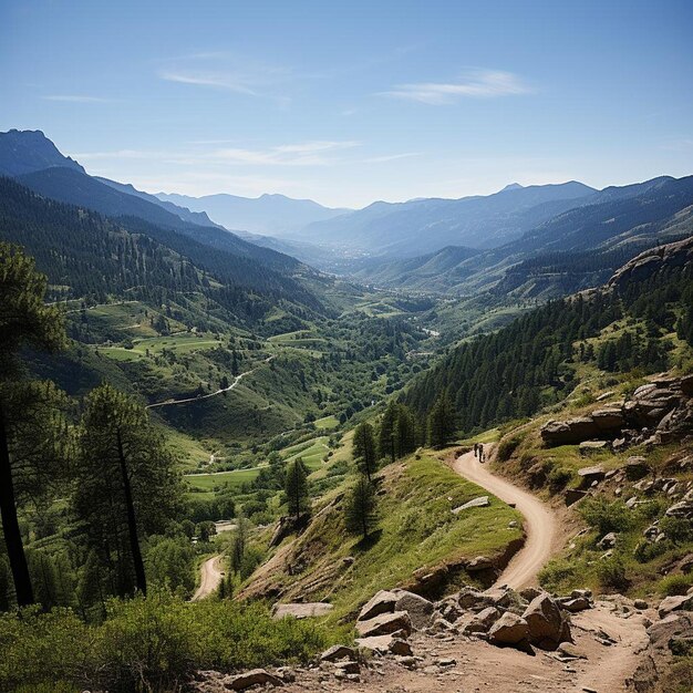 Peak Majesty Panorama Mountain Landscape Photo