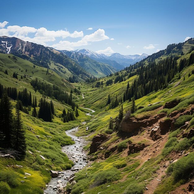 Peak Majesty Panorama Mountain Landscape Photo