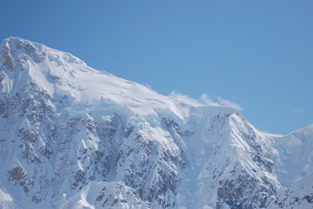 The peak of Mount McKinley