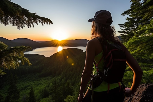 登山の夢を追いかける 登山写真