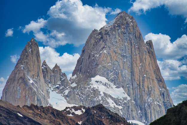 Peaks of FitzRoy seen from Route 40