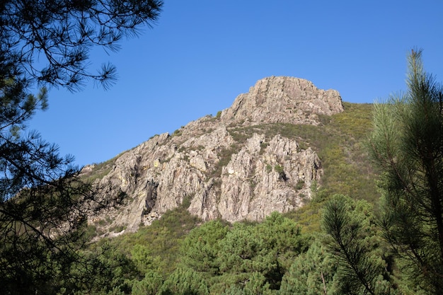 Peaks in Ruecas Valley, Canamero, Caceres, Spain