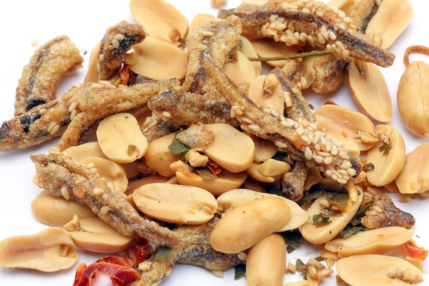 Peanut anchovy fry