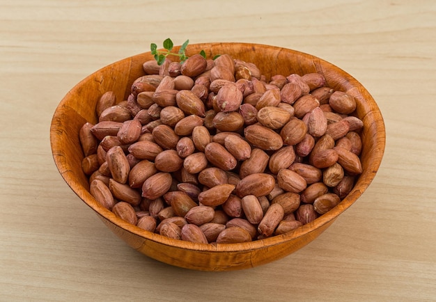 Peanut in the bowl