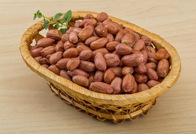 Peanut in the bowl