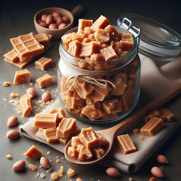 Peanut brittle