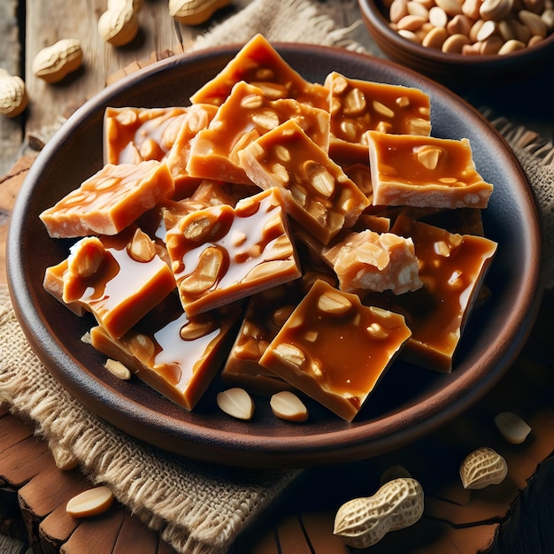 Peanut brittle