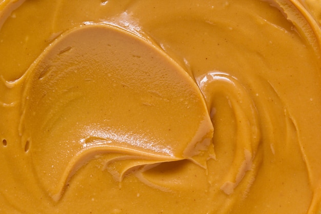Peanut butter creamy texture