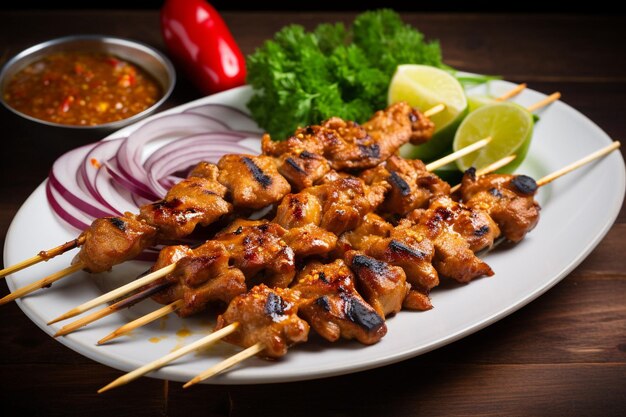 Foto peanut turkey satay