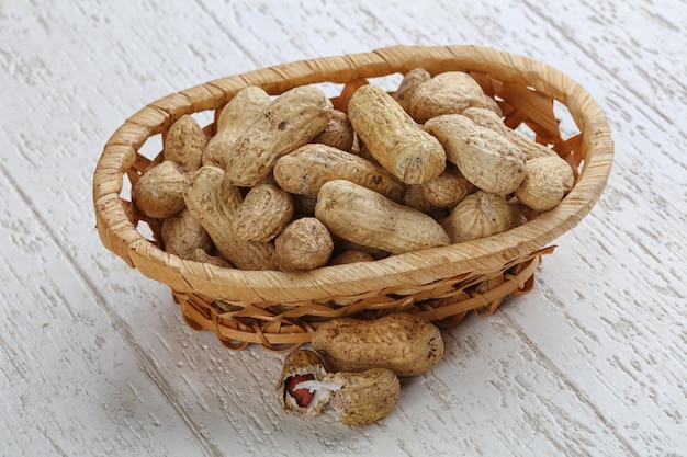 Peanuts in the bowl