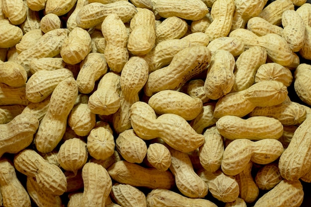 Peanuts in shell texture background