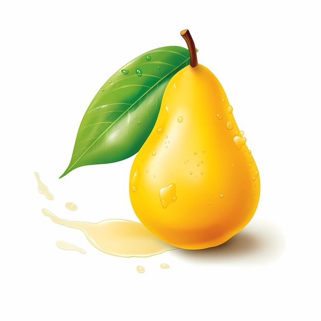 pear flat clipart