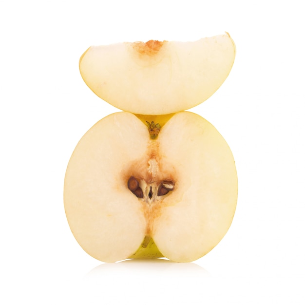 Pear fruit isolated on white background