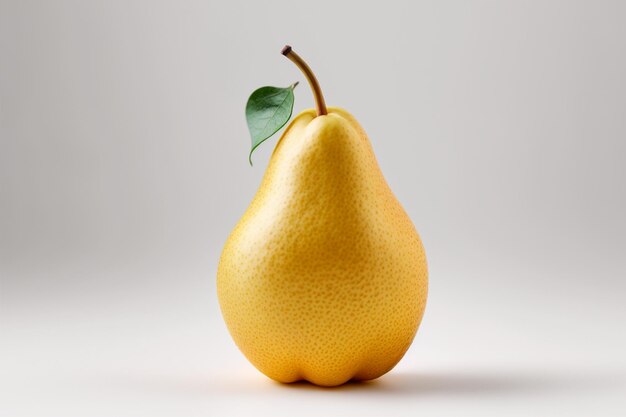 pear isolated on white background created with generative AI