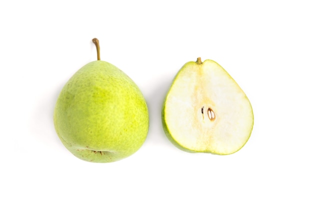 Pear isolated on white background.