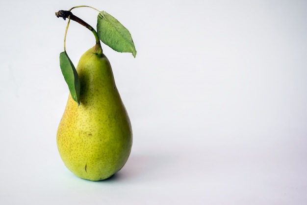 Pear isolated on white background