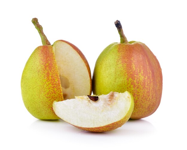 pear on white background