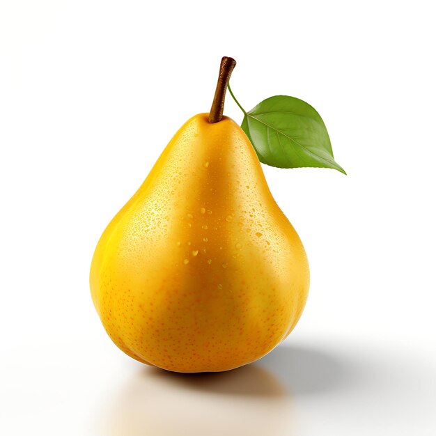 pear on a white background