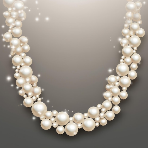 Pearl accessories collection in luxury photographs of glossy and shiny moments for advertisement