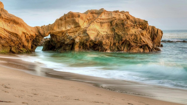 Photo pearl streel beach california usa