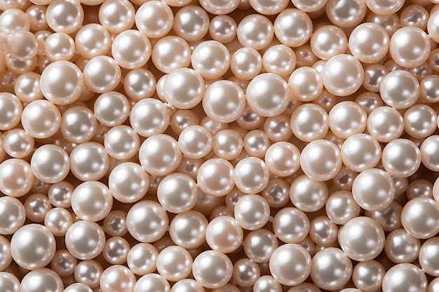 Pearls background Pearl beads string of pearls closeup Pearl texture