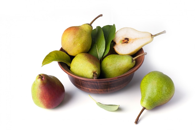 Pears isolated o white