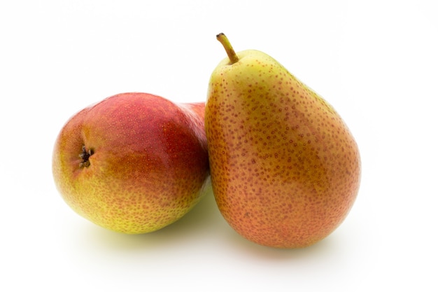 Pears isolated on the white background.