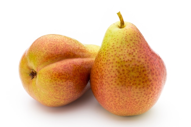 Pears isolated on the white background