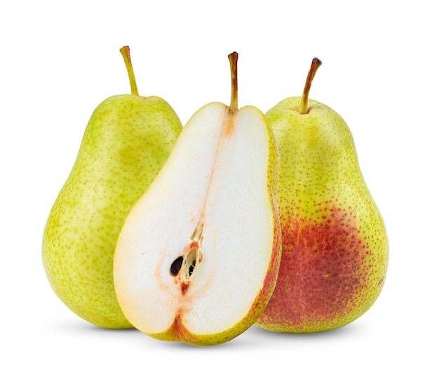 Pears isolated on white background