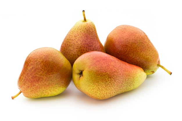 Pears isolated on the white.