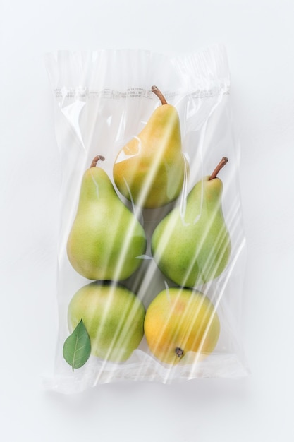 Pears in Plastic Bag Ai generative