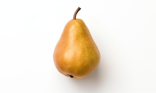 Pears on a white background generative ai