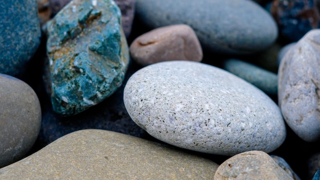 pebble beach natural background copy space