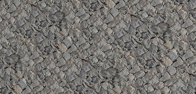 Pebble stone background gravel texture paved with gravel Texture pattern with shallow depth